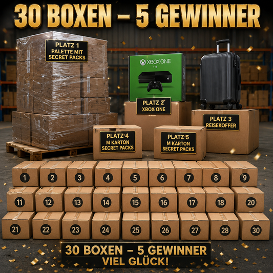 DAS IST GEIL - 30 Boxen und 5 Gewinner
