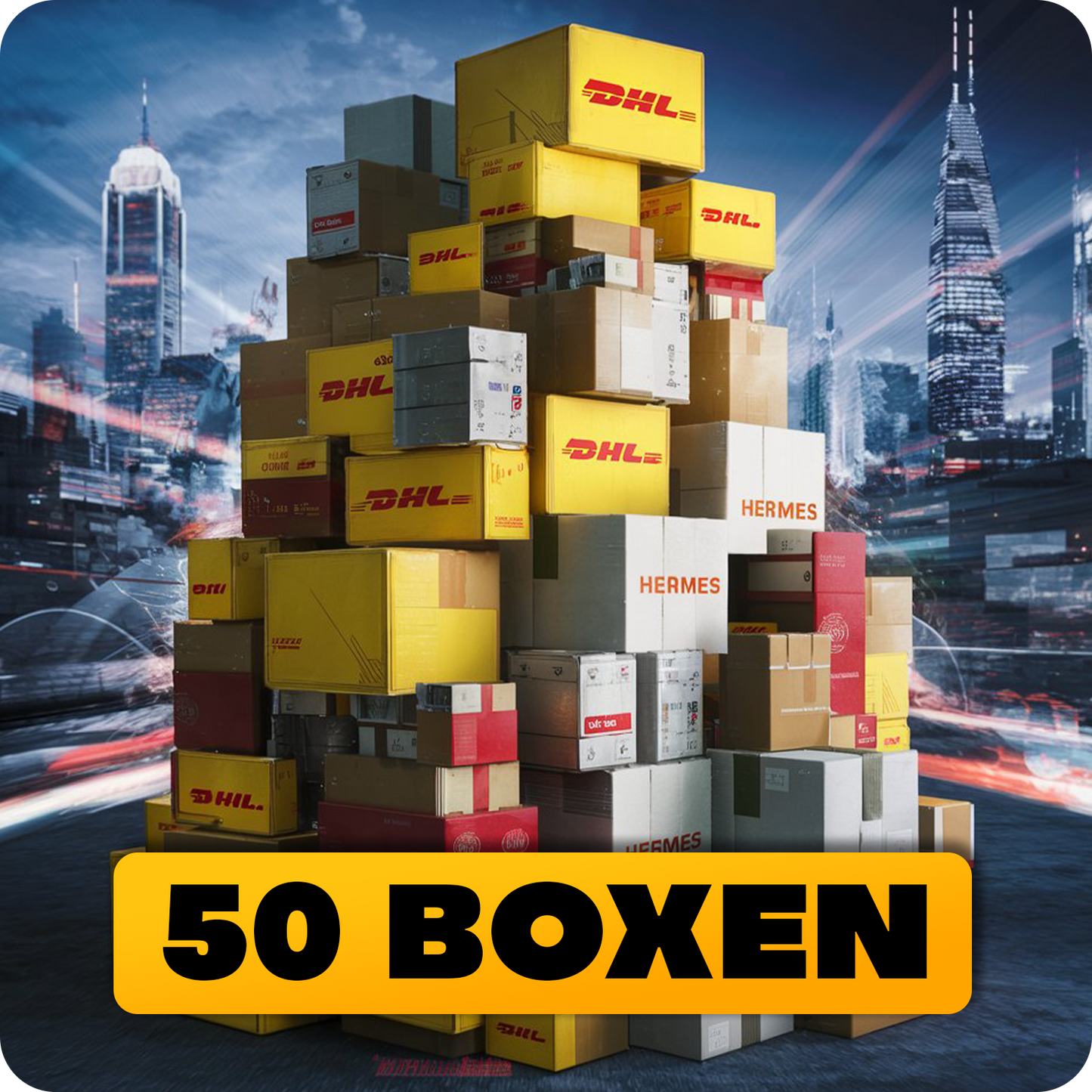 50 Mystery Packs DHL/Hermes
